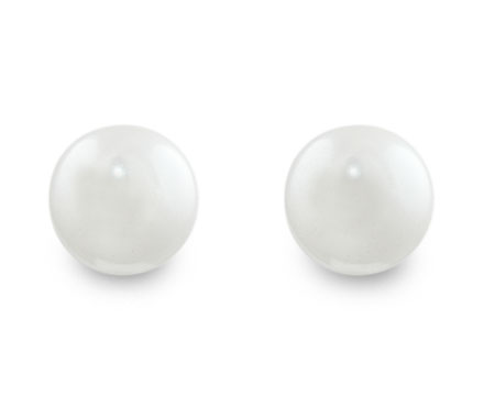 Large White Pearl Earring (14mm) 