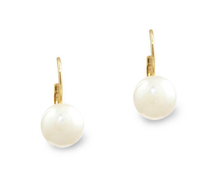 Single Cream Pearl Earring (10mm)