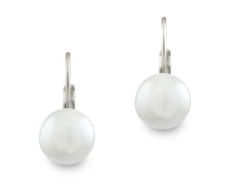 Single White Pearl Earring (10mm)