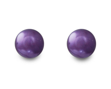 Orchid Pearl Stud Earring (8mm)