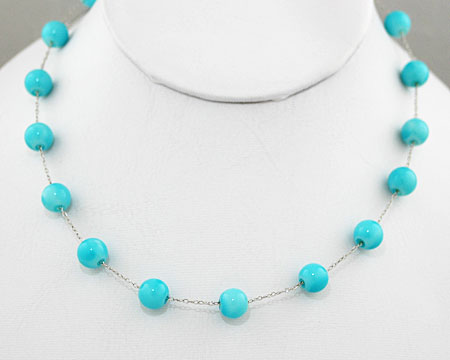 Turquoise Blue Summer Set - Necklace/Earrings 20% off